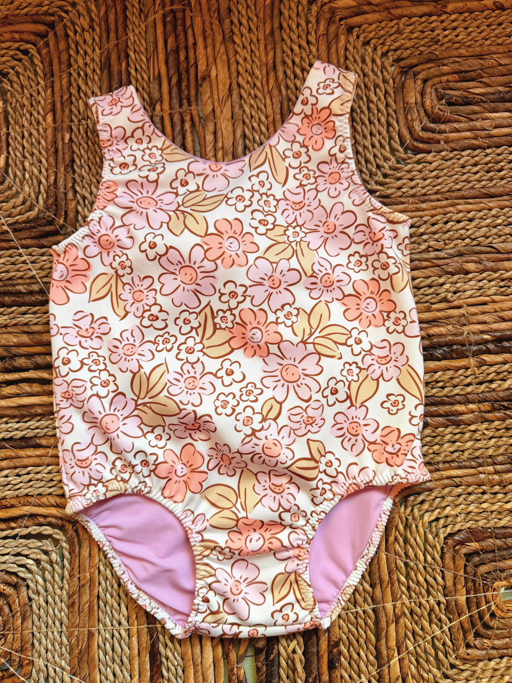 SWIM floral Sloane one piece (BIG KID)