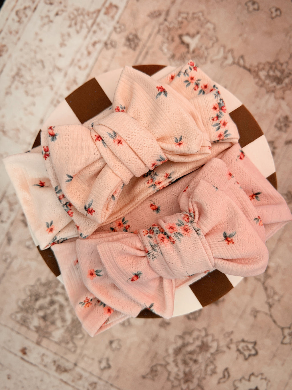 Dainty floral Aelin headband set