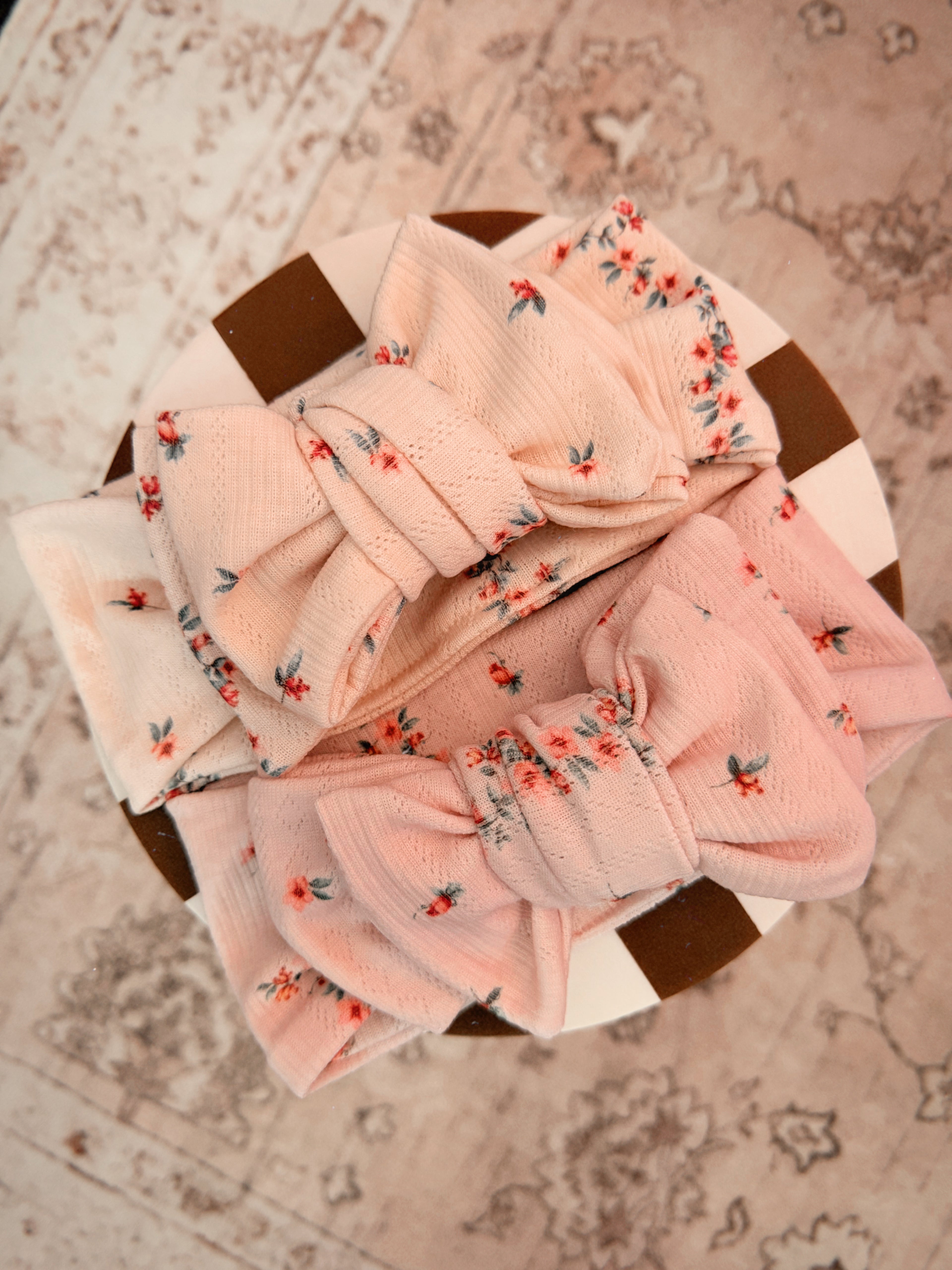 Dainty floral Aelin headband set