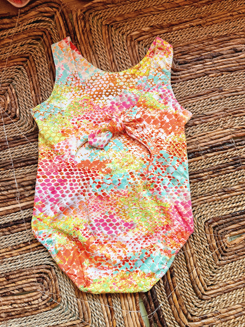 SWIM neon Sloane one piece (BIG KID)