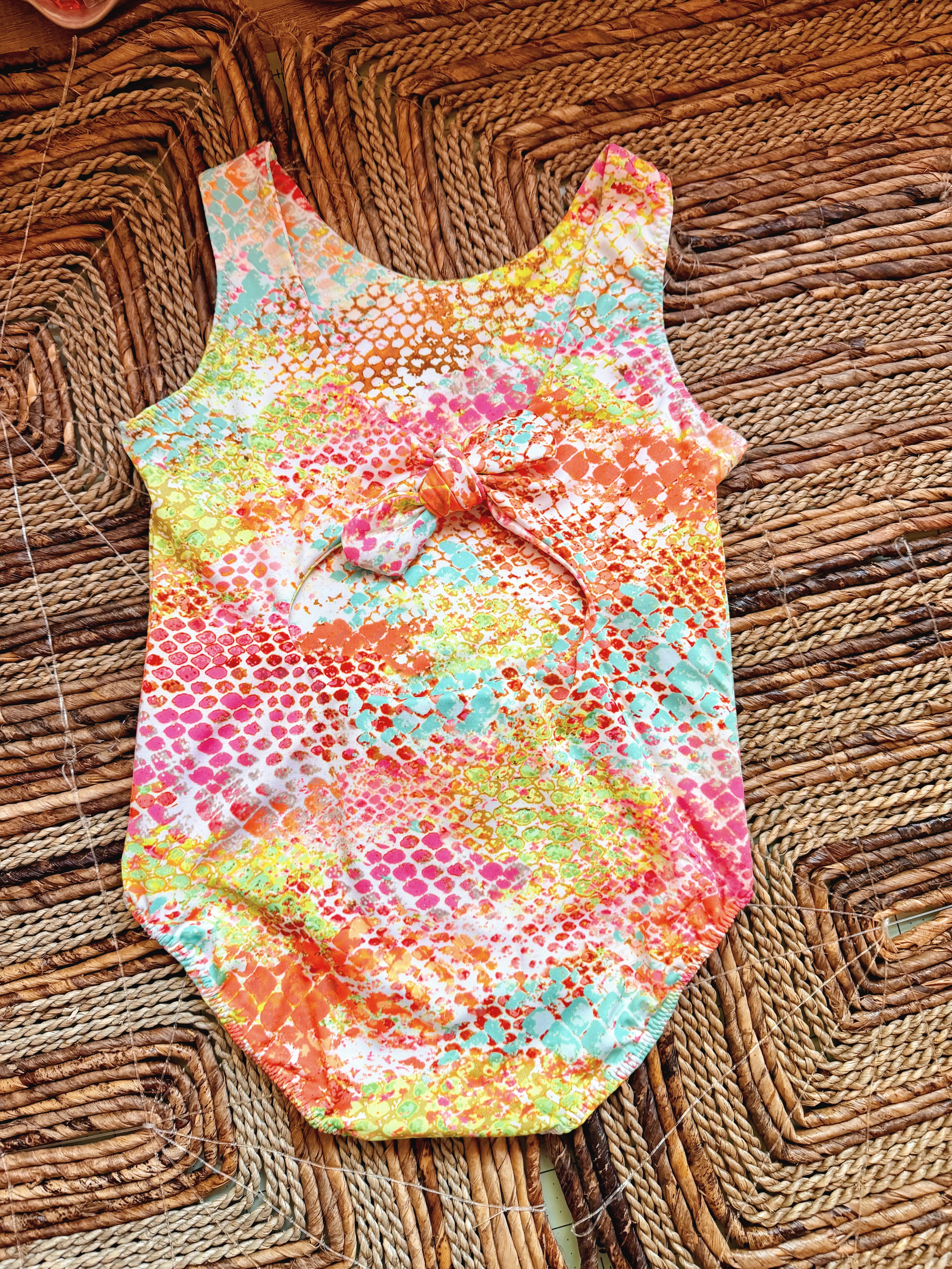 SWIM neon Sloane one piece (BIG KID)