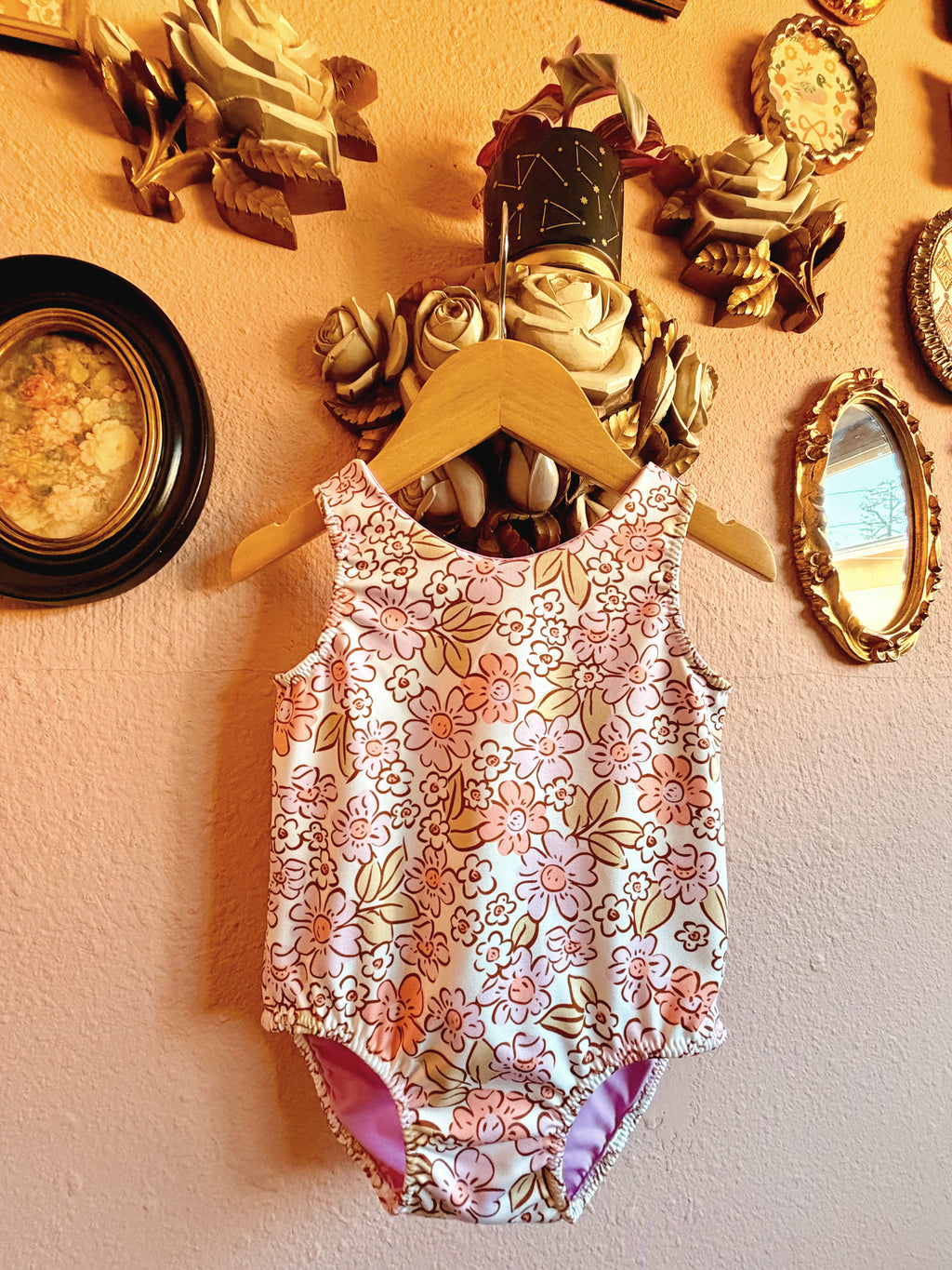 SWIM floral Sloane one piece (BIG KID)
