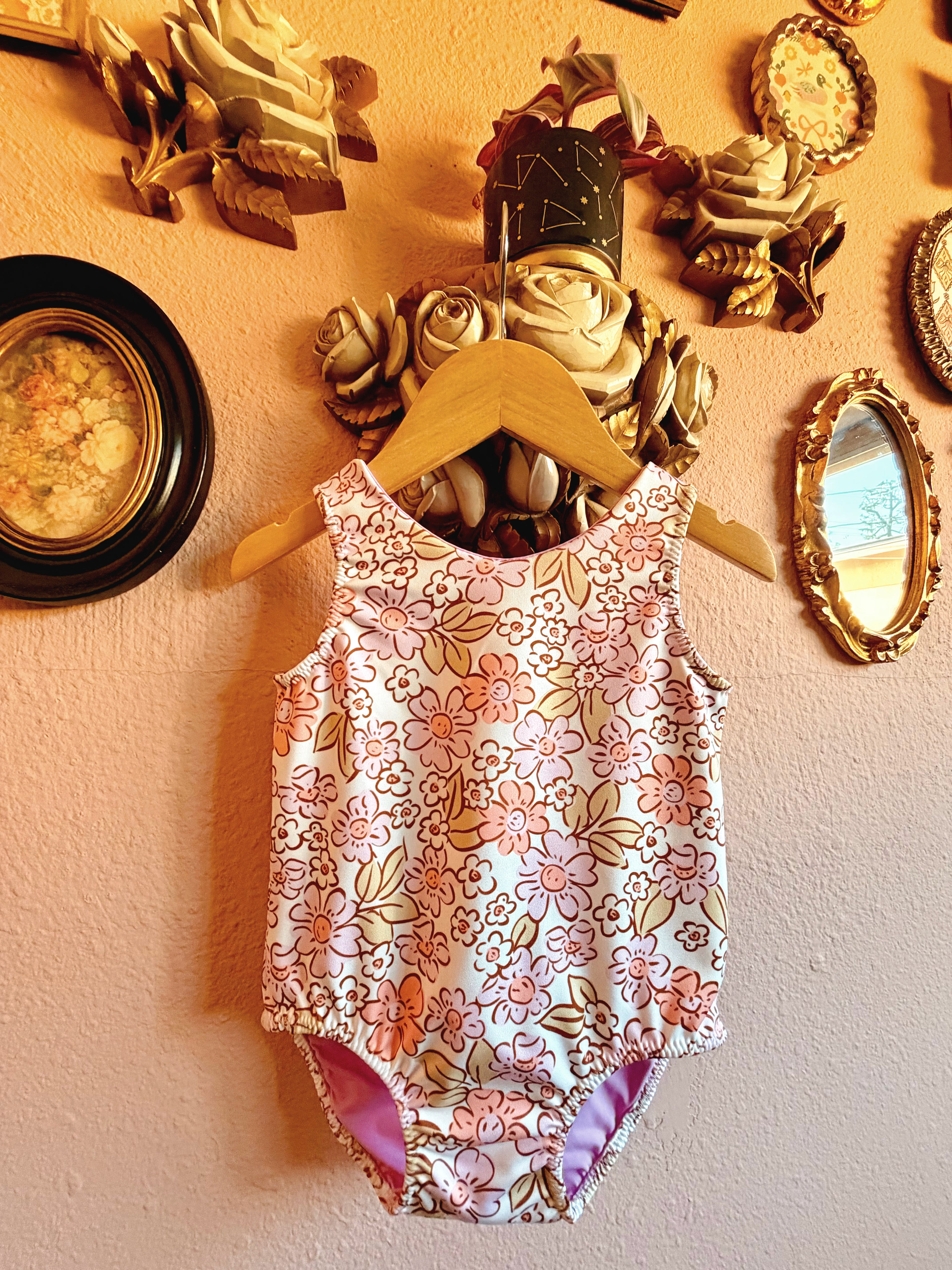 SWIM floral Sloane one piece (BIG KID)