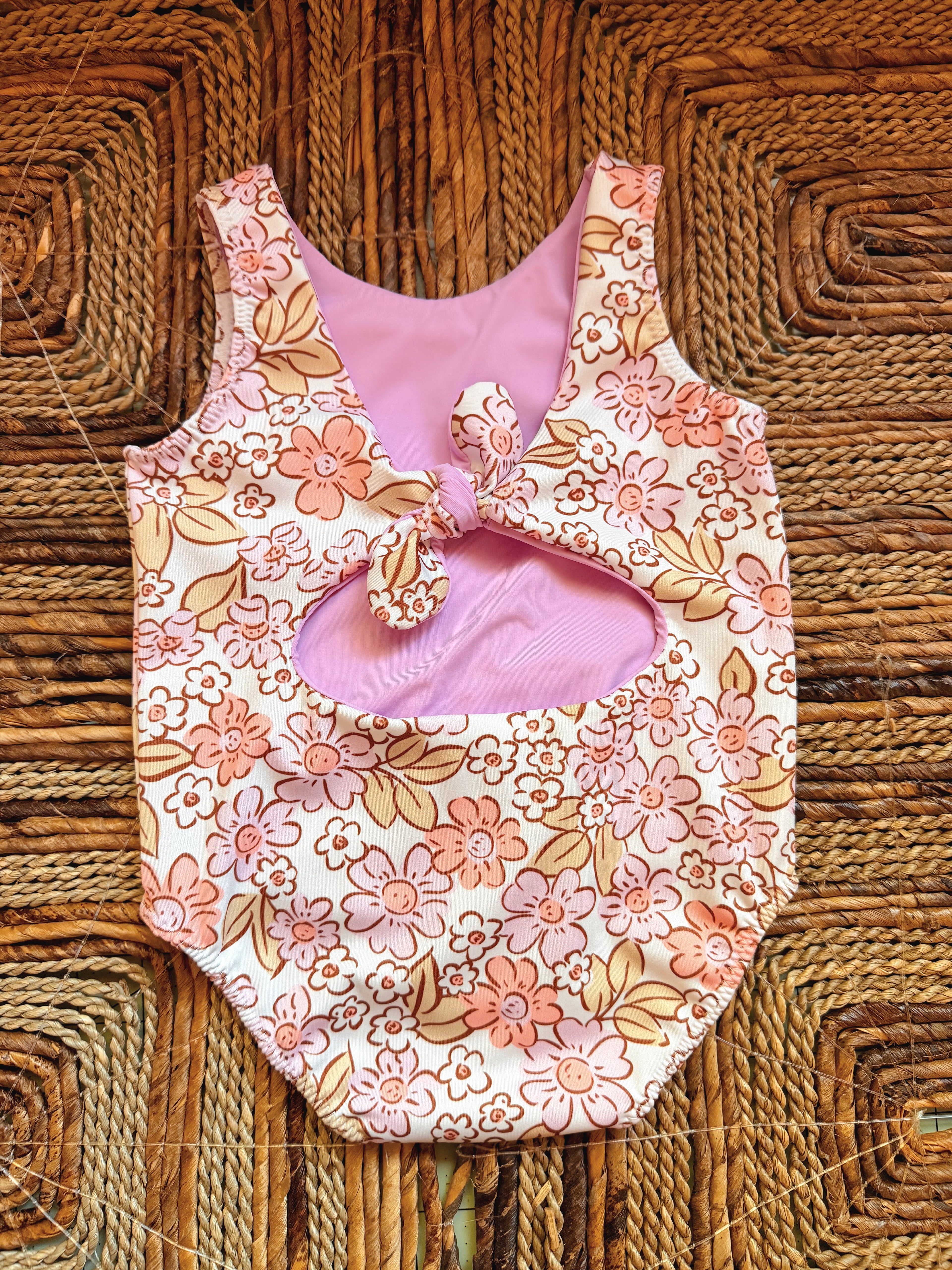 SWIM floral Sloane one piece (BIG KID)